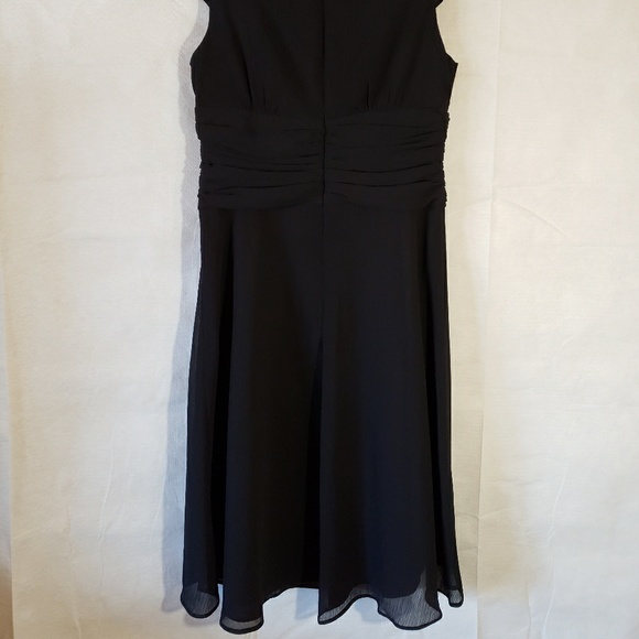 Black Dress DB Collection Empire Waist - Picture 2 of 5